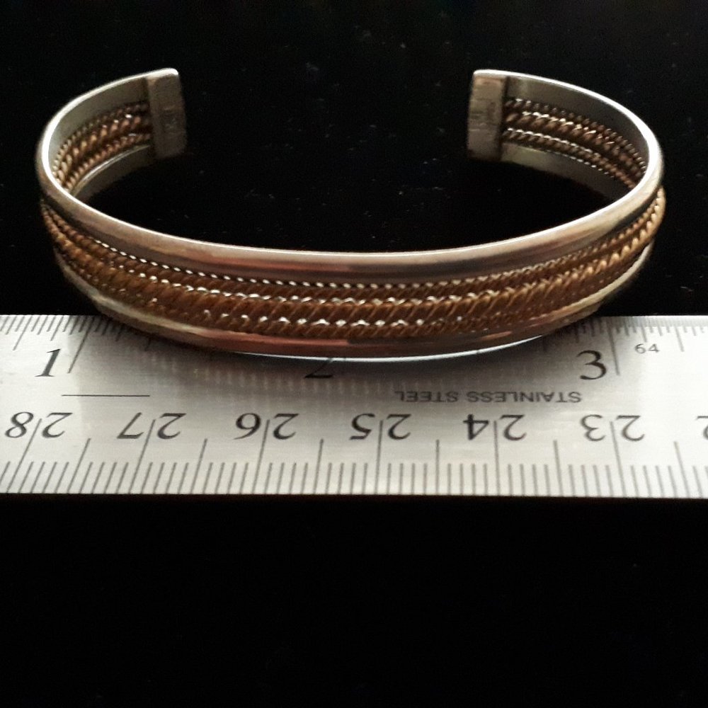 Stirling Mexican Gold Fill Bracelet